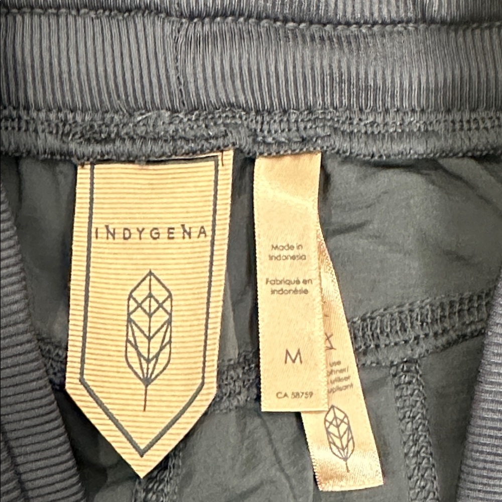 INDYGENA gray joggers Pants size M active wear - Picture 7 of 9